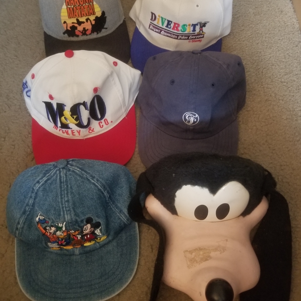 Disney Hats Lot of 4